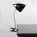 Alt View 11. Limelights - Flossy Flexible Gooseneck Clip Light Desk Lamp - Black.