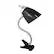 Left. Limelights - Flossy Flexible Gooseneck Clip Light Desk Lamp - Black.