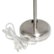 Alt View Zoom 16. Limelights - Brushed Steel Stick Lamp with Charging Outlet and Fabric Shade 2 Pack Set, Navy.