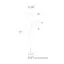 Left. Simple Designs - Floor Lamp with Reading Light - Brushed Nickel.