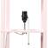 Alt View 13. Simple Designs - Floor Lamp Etagere Organizer Storage Shelf with Linen Shade - Light Pink.