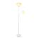 Front. Simple Designs - Floor Lamp with Reading Light - White.