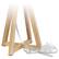 Alt View 12. Simple Designs - Interlocked Triangular Natural Wood Table Lamp with Fabric Shade - Natural/White.