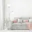 Alt View 12. Simple Designs - Floor Lamp with Reading Light - Silver.
