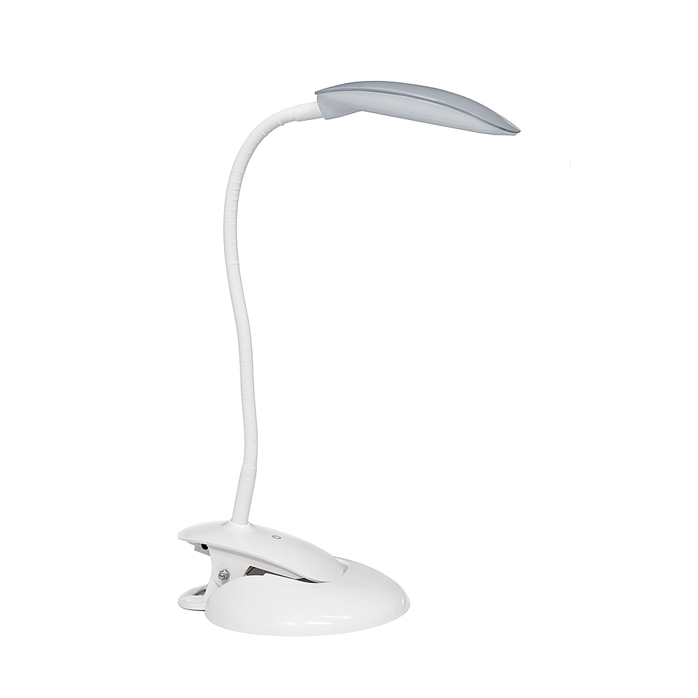 Angle View: Simple Designs - Flexi LED Rounded Clip Light - Gray