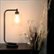 Alt View Zoom 12. Simple Designs - Bronson Antique Style Industrial Iron Lantern Desk Lamp with Glass Shade - Black.