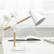 Alt View 11. Simple Designs - Wooden Pivot Desk Lamp - White.