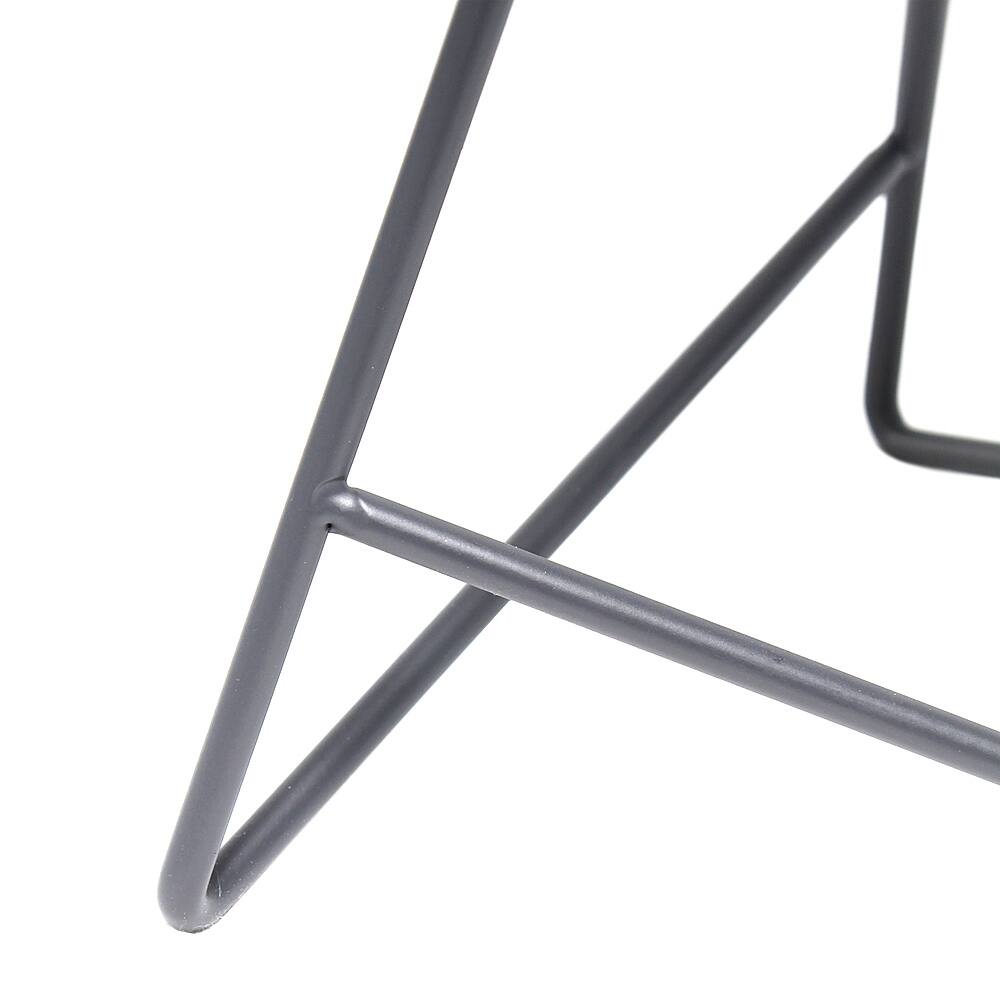 Alt View 14. Simple Designs - Down to the Wire Table Lamp with Fabric Shade - Gray/Gray.