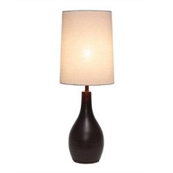 Simple Designs - 1 Light Tear Drop Table Lamp - Restoration Bronze - Front_Zoom