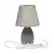 Alt View 14. Simple Designs - Mini Egg Oval Ceramic Table Lamp 2 Pack Set - Gray.