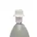 Alt View 16. Simple Designs - Mini Egg Oval Ceramic Table Lamp 2 Pack Set - Gray.
