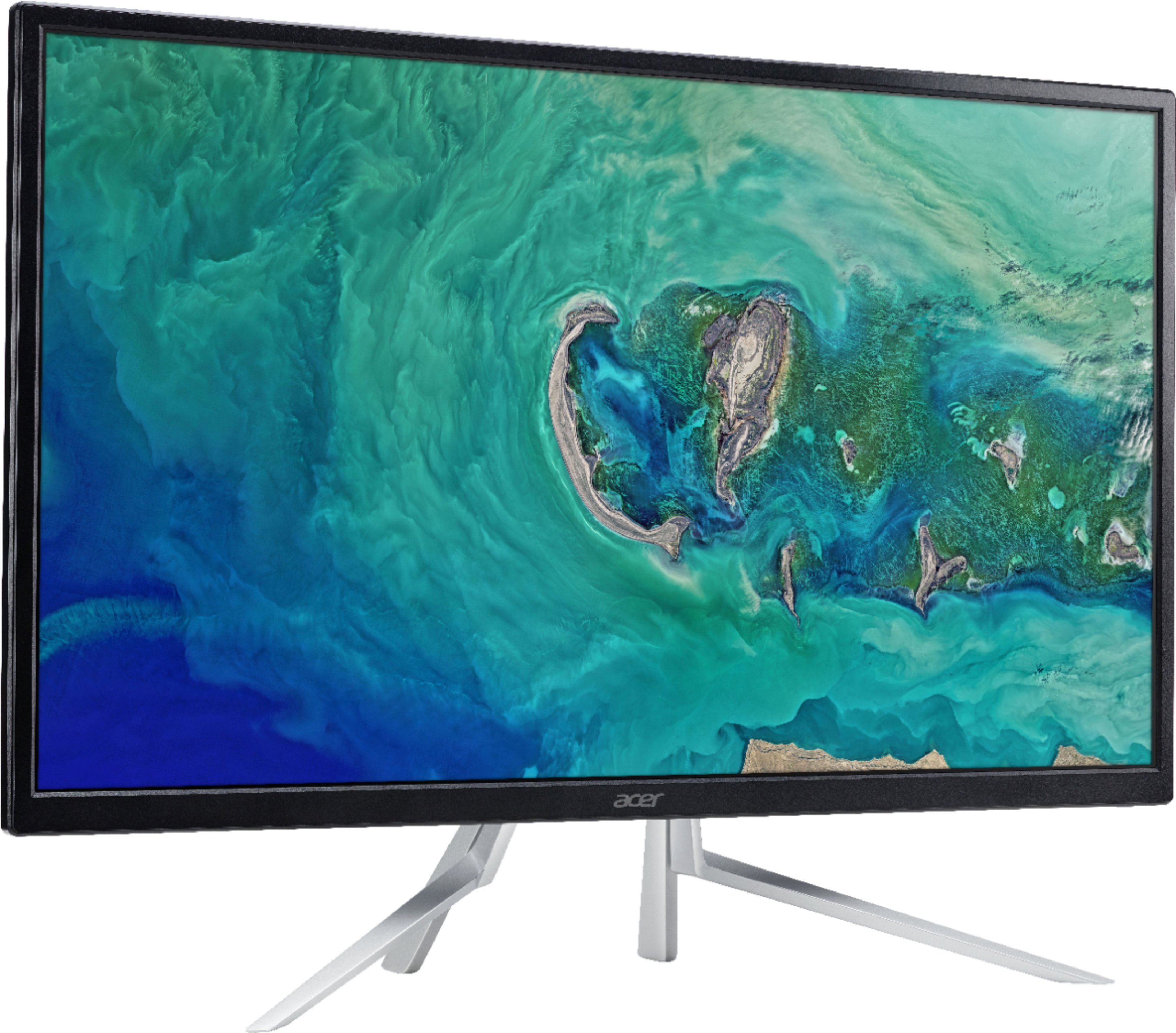 Angle View: Acer - ET322QU Abmiprx 31.5" WQ HD IPS Monitor with AMD FREESYNC Technology (Display Port, HDMI 1.4 Port & VGA Port)