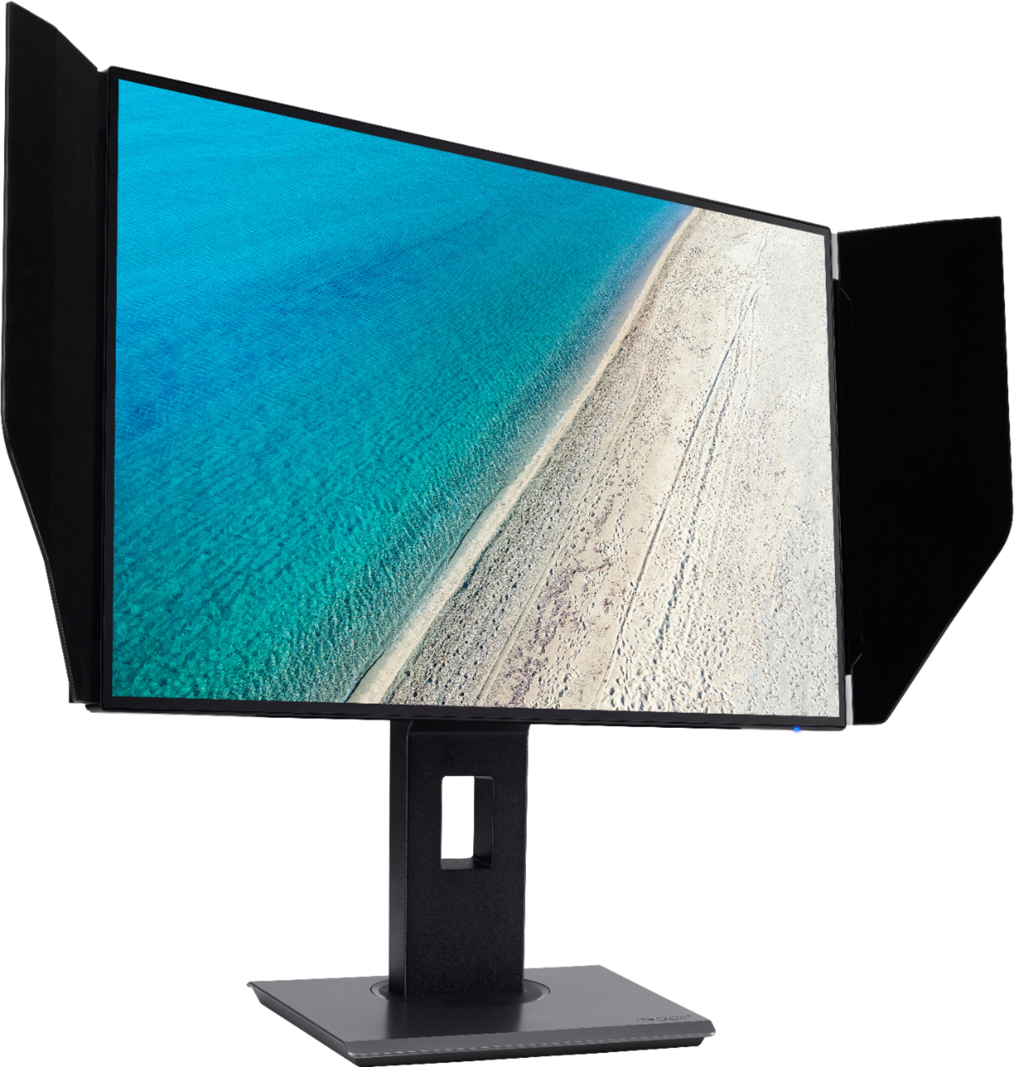 Angle View: Acer - ProDesigner PE270K bmiipruzx 27" Ultra HD IPS Monitor (HDMI) - Black