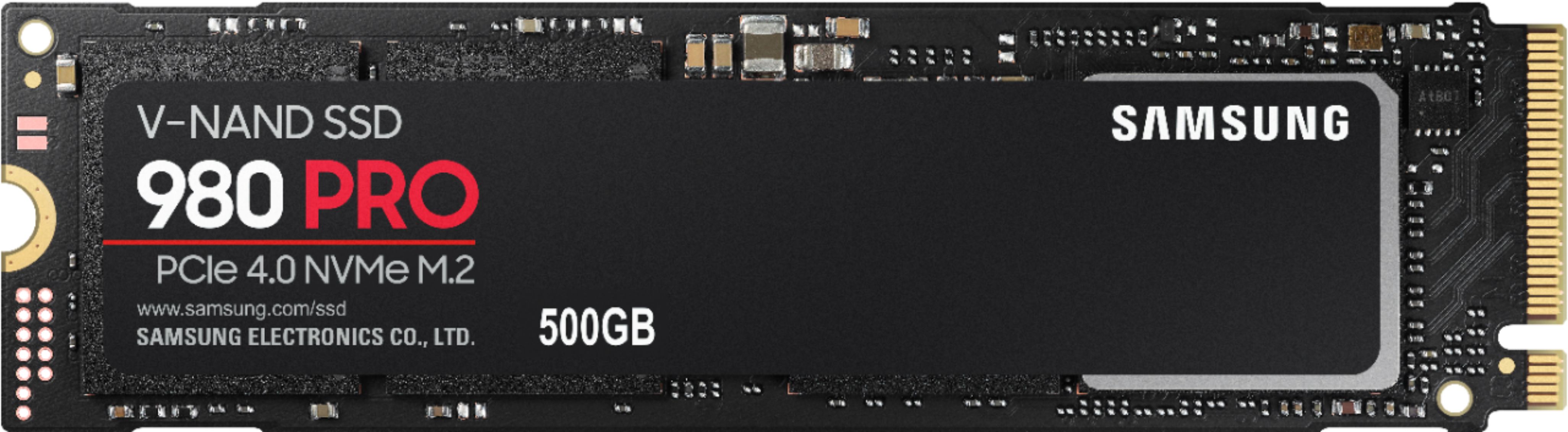 essens Hovedløse fællesskab Samsung 980 PRO 500GB Internal Gaming SSD PCIe Gen 4 x4 NVMe MZ-V8P500B/AM  - Best Buy