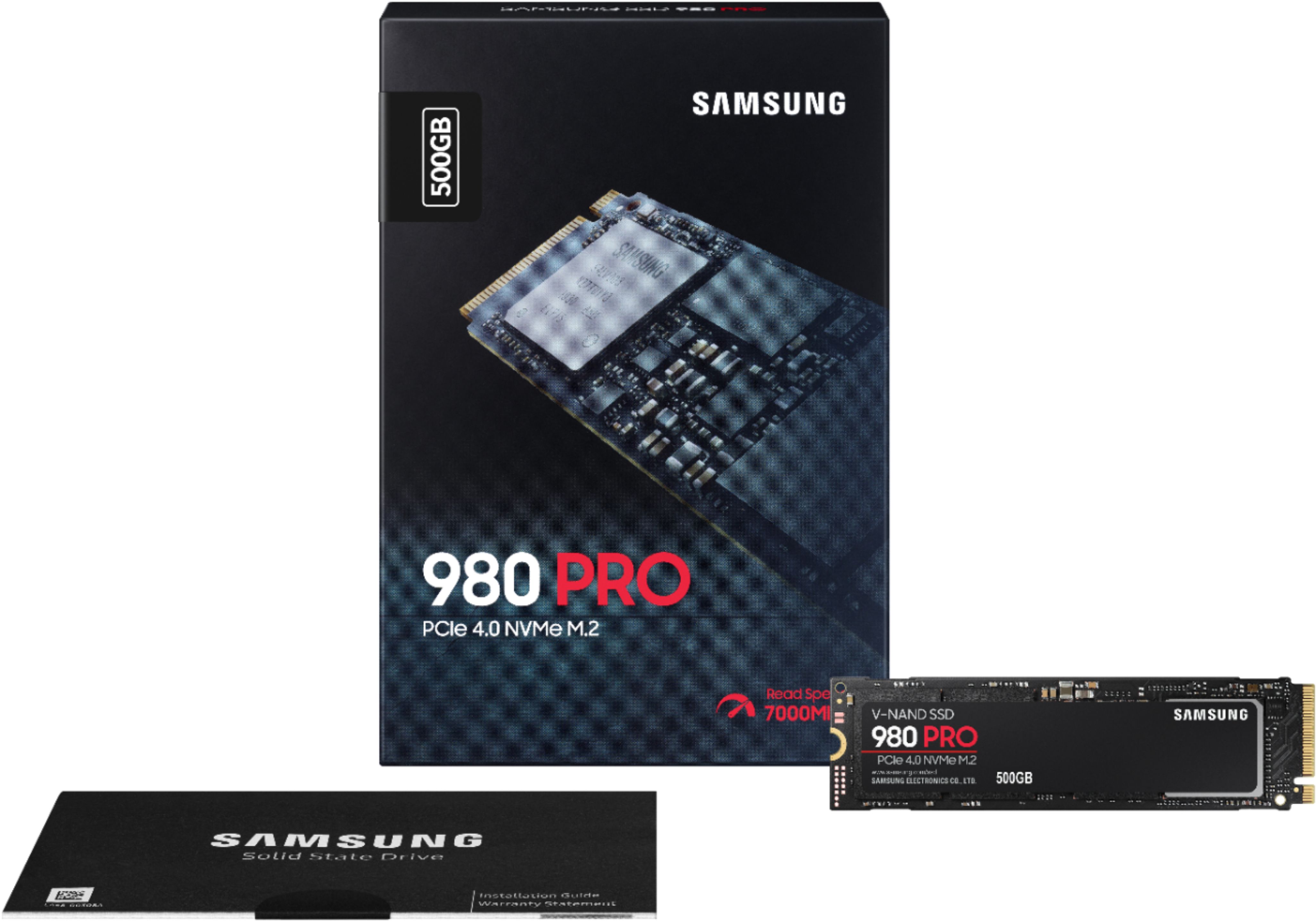 classmate Luscious Outward Samsung 980 PRO 500GB Internal Gaming SSD PCIe Gen 4 x4 NVMe MZ-V8P500B/AM  - Best Buy