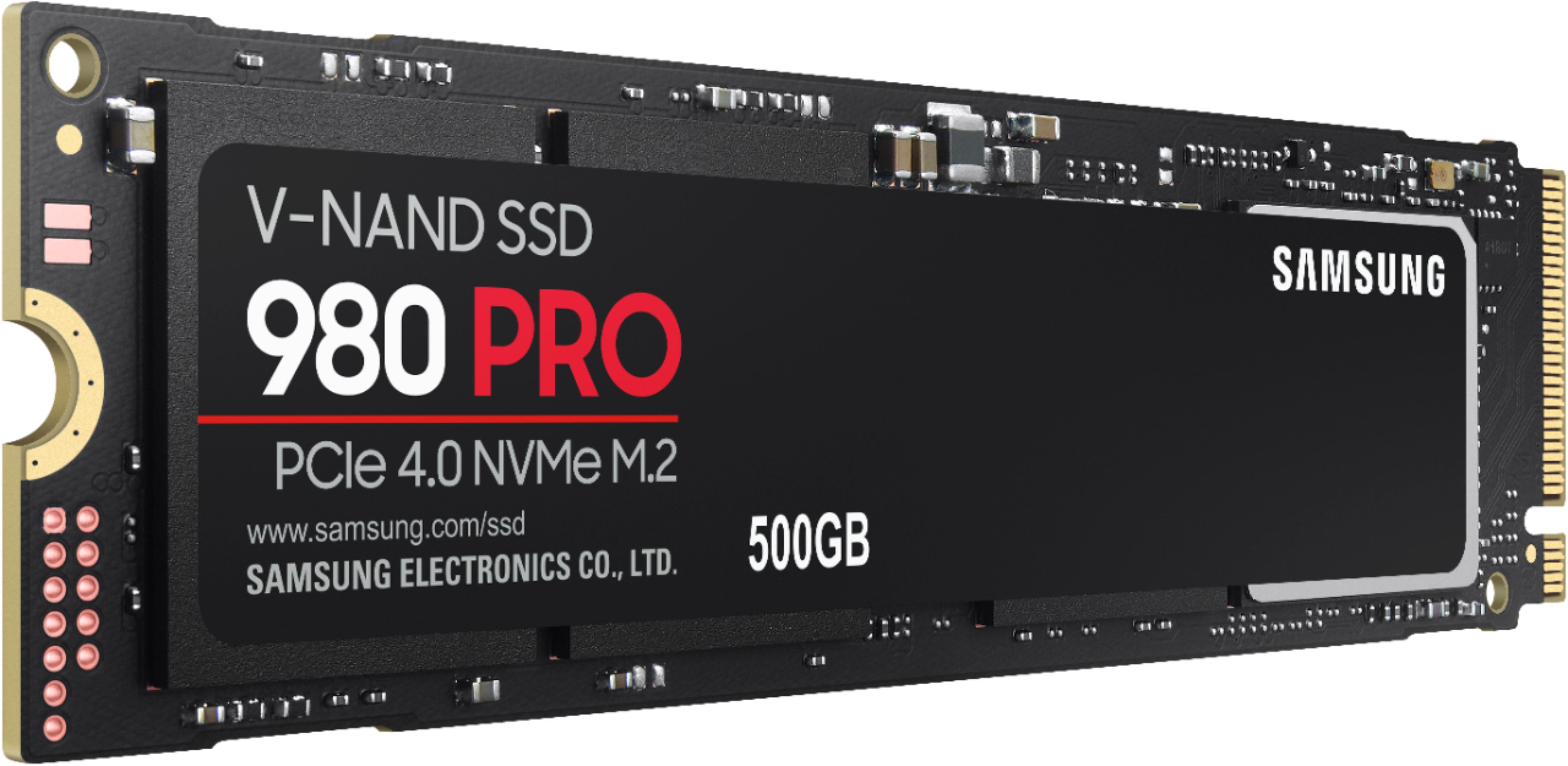 Samsung - 980 PRO 500GB PCIe Gen 4 x4 NVMe Gaming Internal Solid State Drive