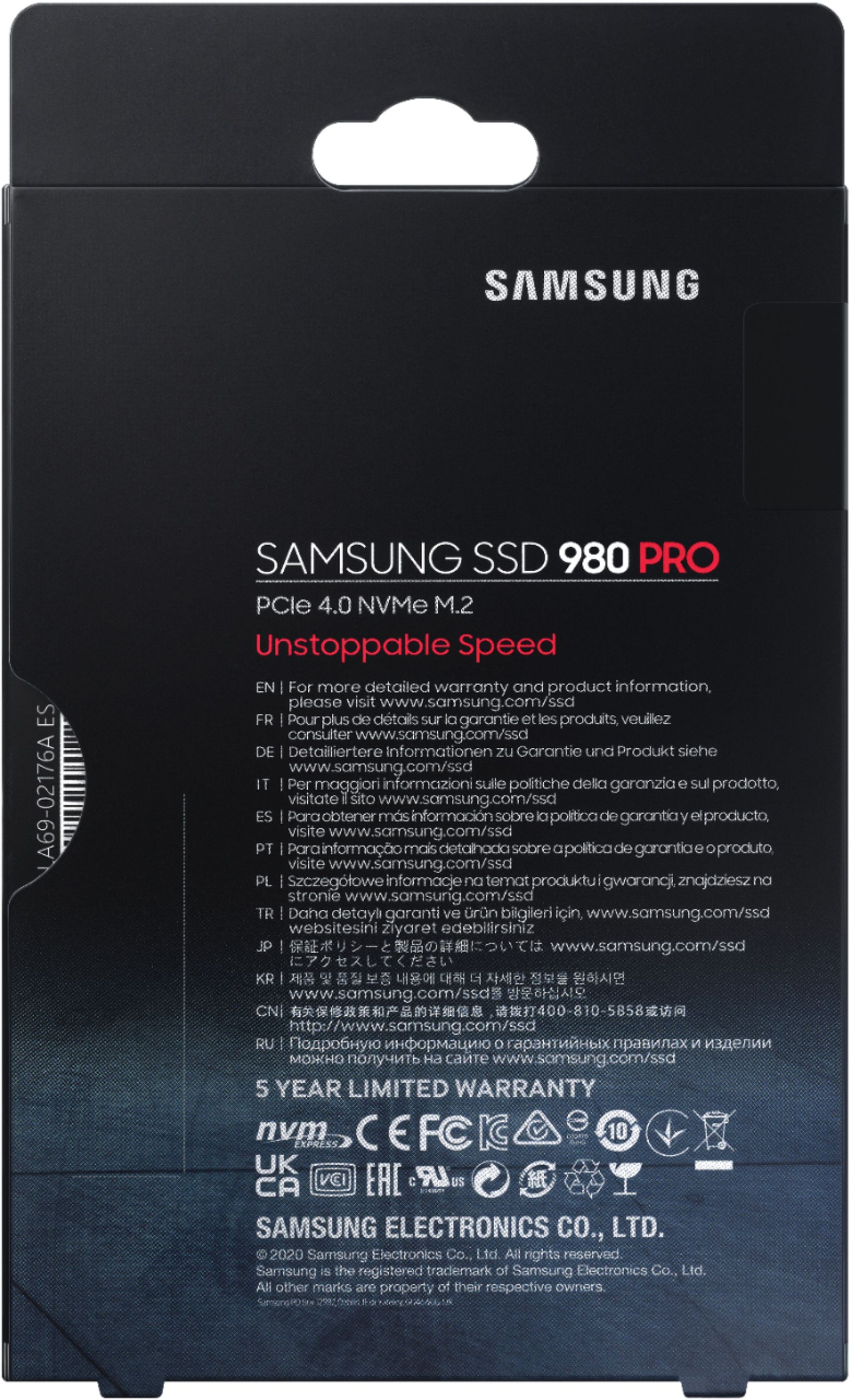Best Buy: Samsung 980 PRO Internal Gaming SSD Gen 4 x4 NVMe MZ-V8P250B/AM