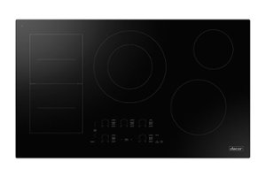 Dacor - 36" Induction Cooktop - Transitional - Black - Front_Zoom