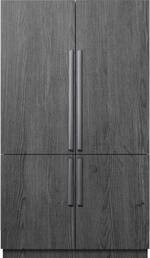 Dacor - 23.5 Cu Ft 4-Door Flex French Door Built In Panel Ready Refrigerator with FreshZone Drawer and Precise Cooling - Panel Ready - Front_Standard
