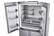 Alt View 14. Dacor - 23.5 Cu Ft 4-Door Flex French Door Built In Refrigerator with FreshZone Drawer and Precise Cooling - Custom Panel Ready.
