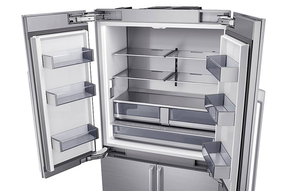 Alt View 14. Dacor - 23.5 Cu Ft 4-Door Flex French Door Built In Refrigerator with FreshZone Drawer and Precise Cooling - Custom Panel Ready.