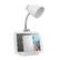 Alt View 12. Limelights - Gooseneck Organizer Desk Lamp with iPad Tablet Stand Book Holder - White.