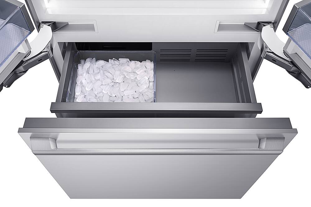 Alt View 14. Dacor - 21.3 Cu Ft French Door Built In Refrigerator with FreshZone Drawer and Precise Cooling - Custom Panel Ready.