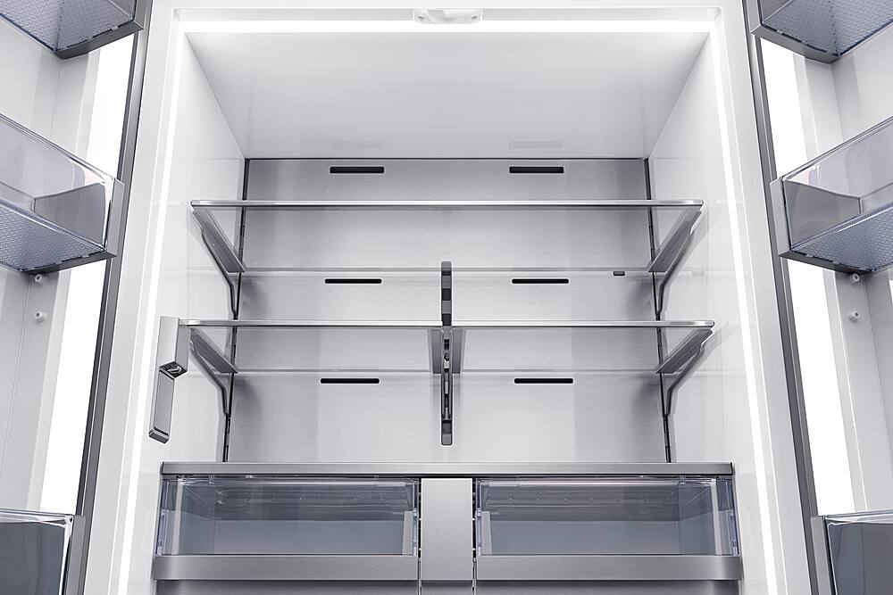 Alt View 17. Dacor - 21.3 Cu Ft French Door Built In Refrigerator with FreshZone Drawer and Precise Cooling - Custom Panel Ready.