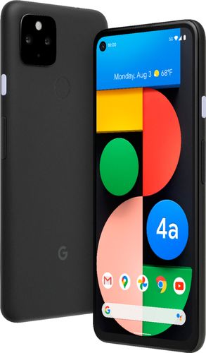 Google - Pixel 4a with 5G - Just Black (Unlocked)