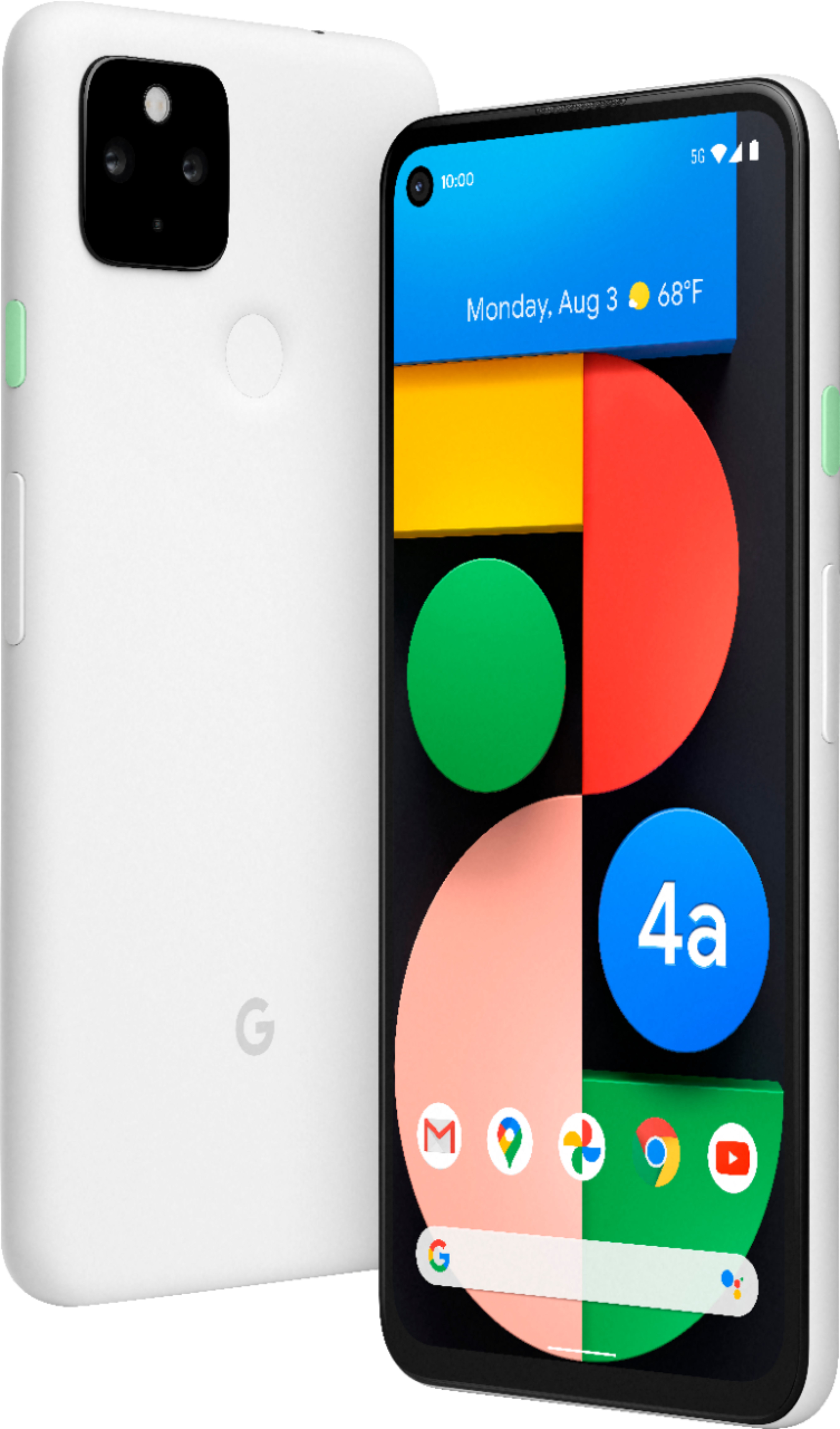 Google Pixel 4a with 5G Clearly White (Unlocked  - Best Buy