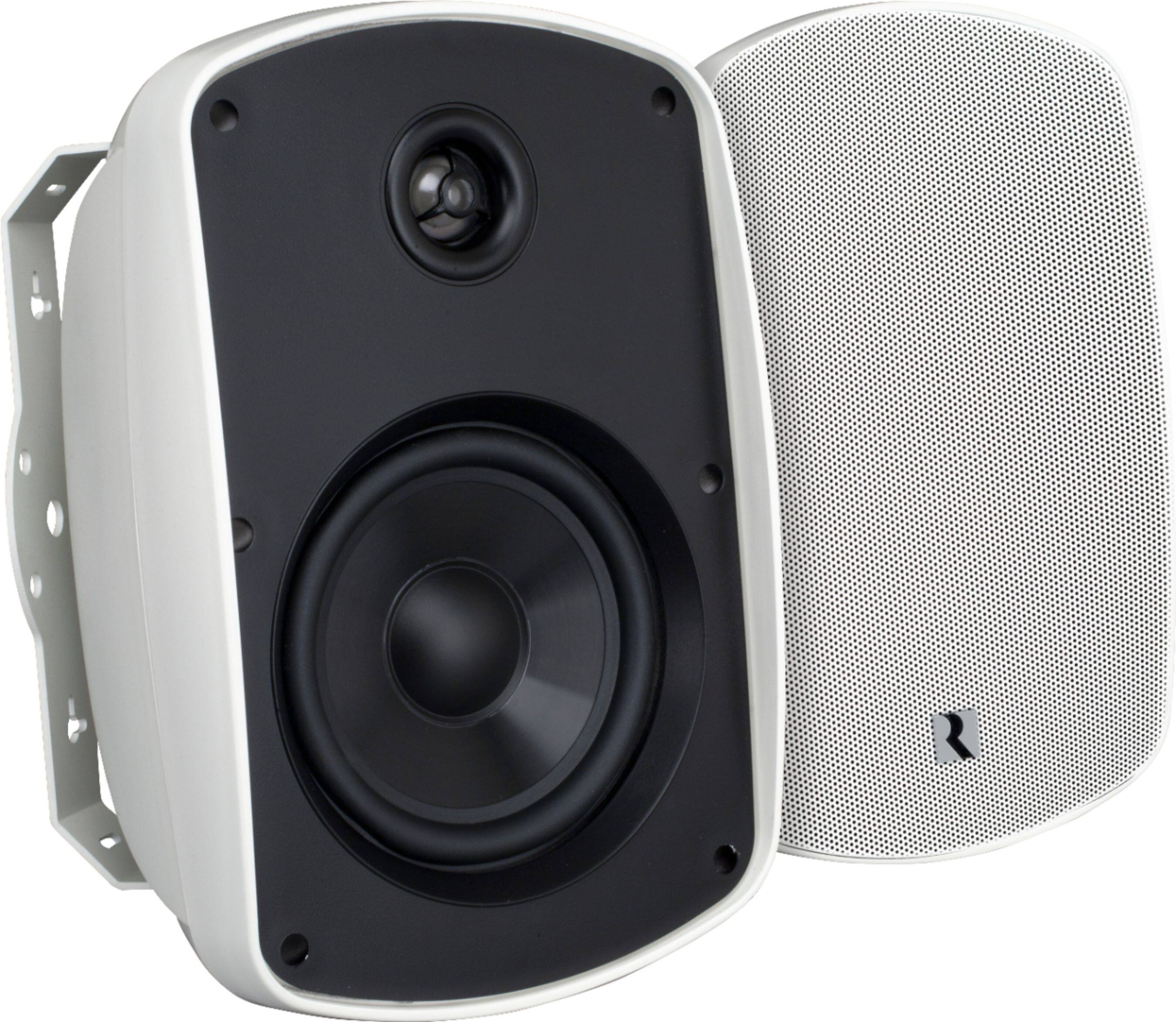 Front. Russound - Acclaim 5 Series 4" Outback Speaker Mark 2 Indoor/Outdoor/Bookshelf - White.