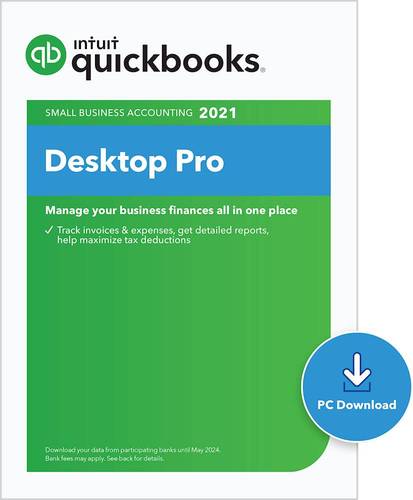 Intuit - QuickBooks Desktop Pro 2021 - Windows [Digital]
