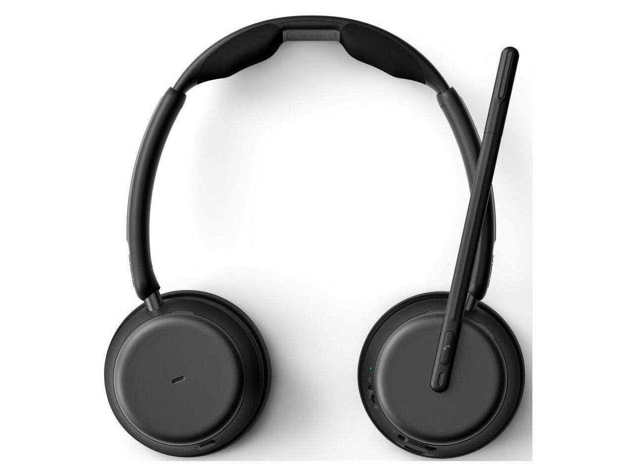 Alt View 2. EPOS - EPOS IMPACT 1061 Headset - Stereo - Wireless - Bluetooth - On-ear - Binaural - Circumaural - Noise Canceling - Black.