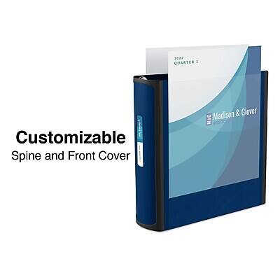 2022 QUARTER 1  
Madison & Glover M&G  

Customizable Spine and Front Cover