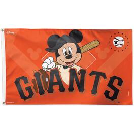 WinCraft - San Francisco Giants Single-Sided 3' x 5' Deluxe Disney Flag - Multicolor