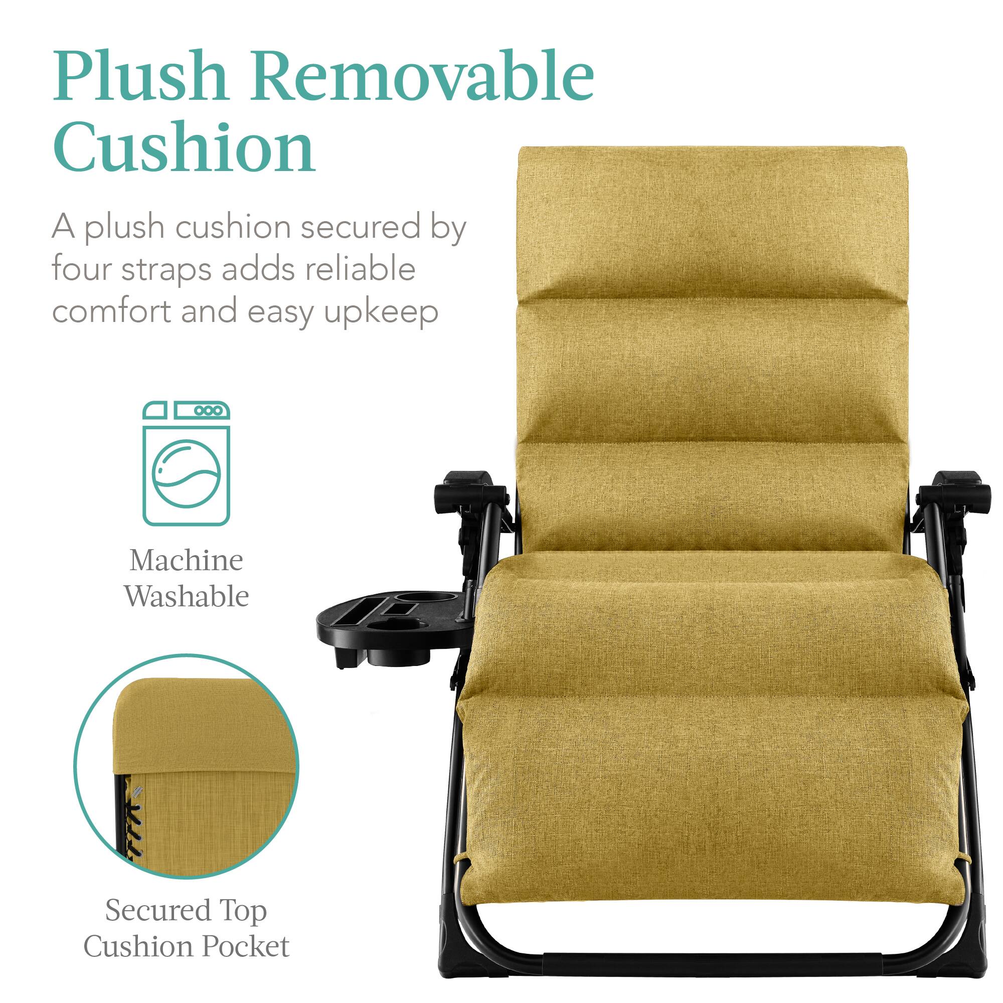 Plush Removable Cushion

A plush cushion secured by four straps adds reliable comfort and easy upkeep

Machine Washable

Secured Top Cushion Pocket