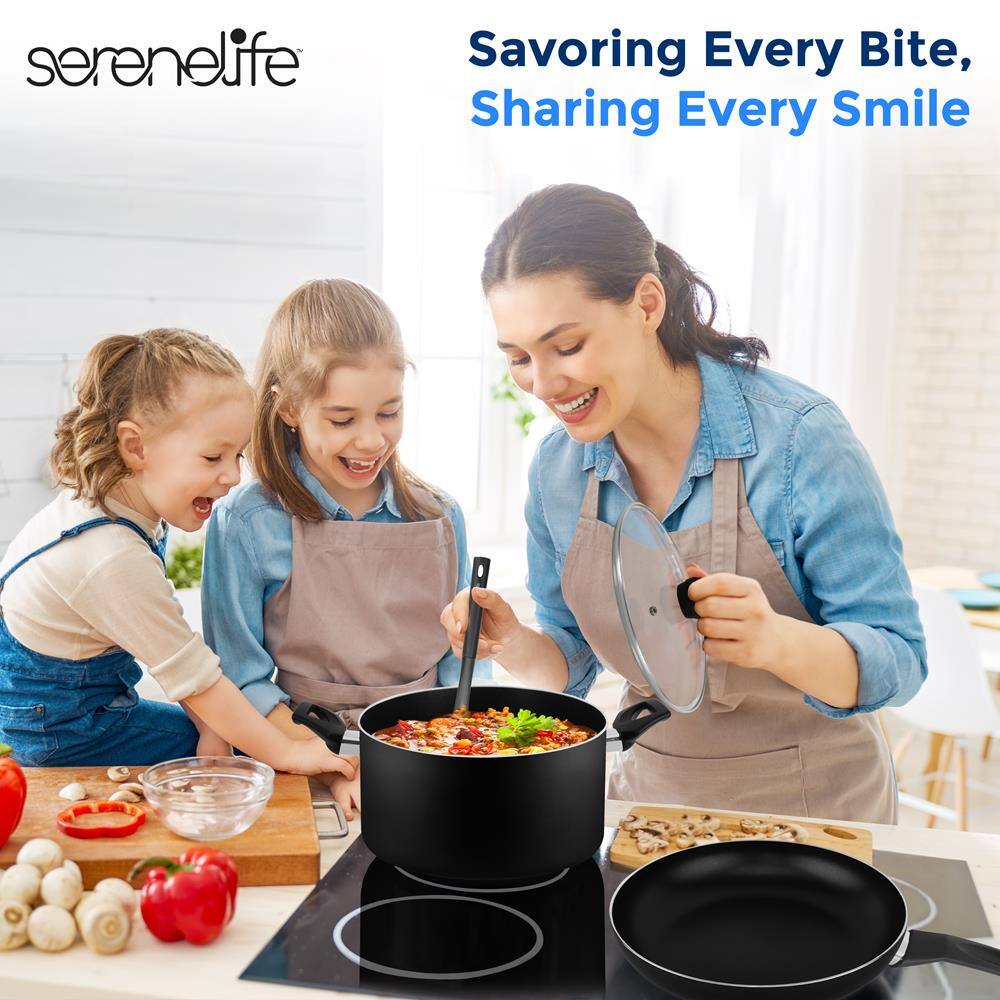 SereneLife - Kitchenware Pots & Pans Basic Kitchen