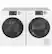 Alt View 18. GE - 4.1 Cu. Ft. Stackable 13-Cycle Electric Dryer - White.