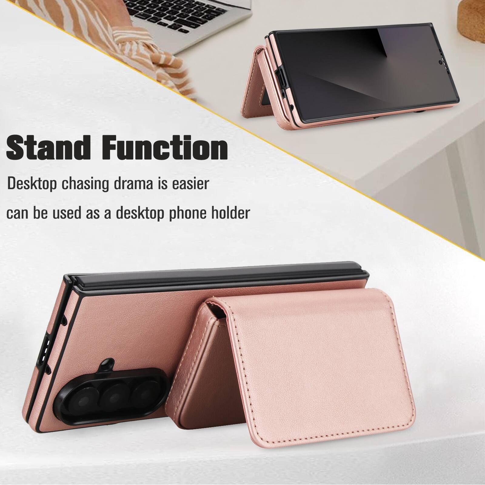 Stand Function  
Desktop chasing drama is easier  
can be used as a desktop phone holder