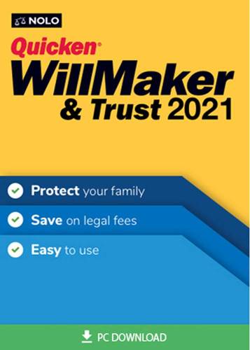 Nolo - Quicken WillMaker & Trust 2021 - Windows [Digital]
