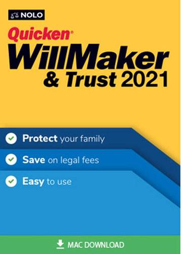 Nolo - Quicken WillMaker & Trust 2021 - Mac [Digital]