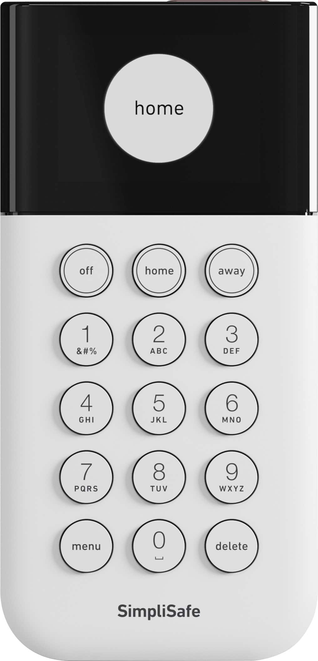 SimpliSafe - Keypad - White - Front_Zoom