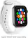 Alt View 13. Modal™ - Silicone Watch Band for Apple Watch 42, 44, 45mm (Series 1-8) and Apple Watch Ultra 49mm (3 Pack) - Candy apple red, snow white and stormy gray.