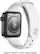 Alt View 14. Modal™ - Silicone Watch Band for Apple Watch 42, 44, 45mm (Series 1-8) and Apple Watch Ultra 49mm (3 Pack) - Candy apple red, snow white and stormy gray.