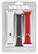 Angle. Modal™ - Silicone Watch Band for Apple Watch 42, 44, 45mm (Series 1-8) and Apple Watch Ultra 49mm (3 Pack) - Candy apple red, snow white and stormy gray.