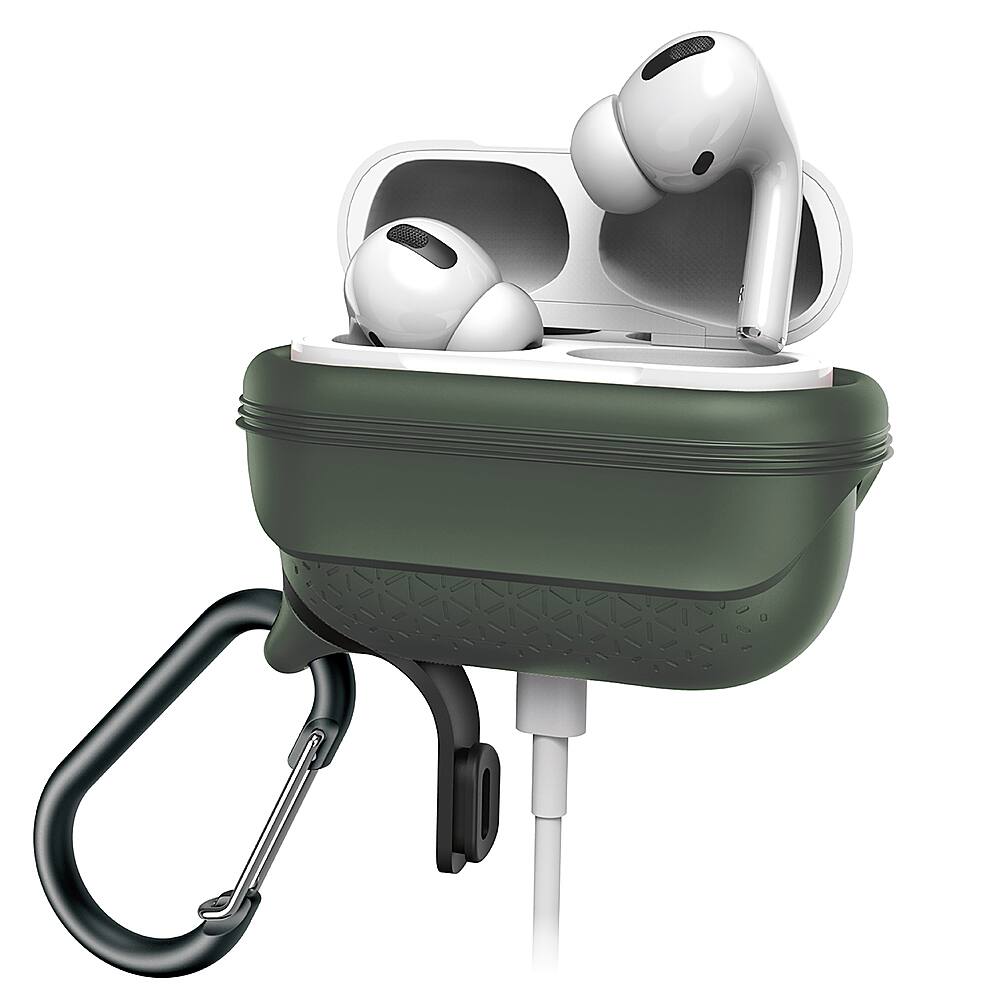 Alt View 13. Catalyst - Waterproof Case for Apple AirPods Pro - Army Green.