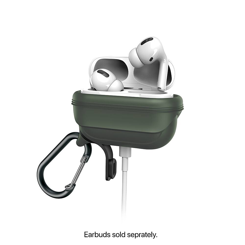Alt View 15. Catalyst - Waterproof Case for Apple AirPods Pro - Army Green.