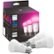 Front Zoom. Philips - Hue White & Color Ambiance A19 Bluetooth LED Smart Bulbs (3-Pack) - Multicolor.
