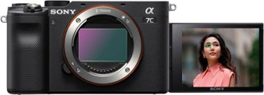 Sony - Alpha 7C Full-frame Mirrorless Camera - Black - Front_Zoom