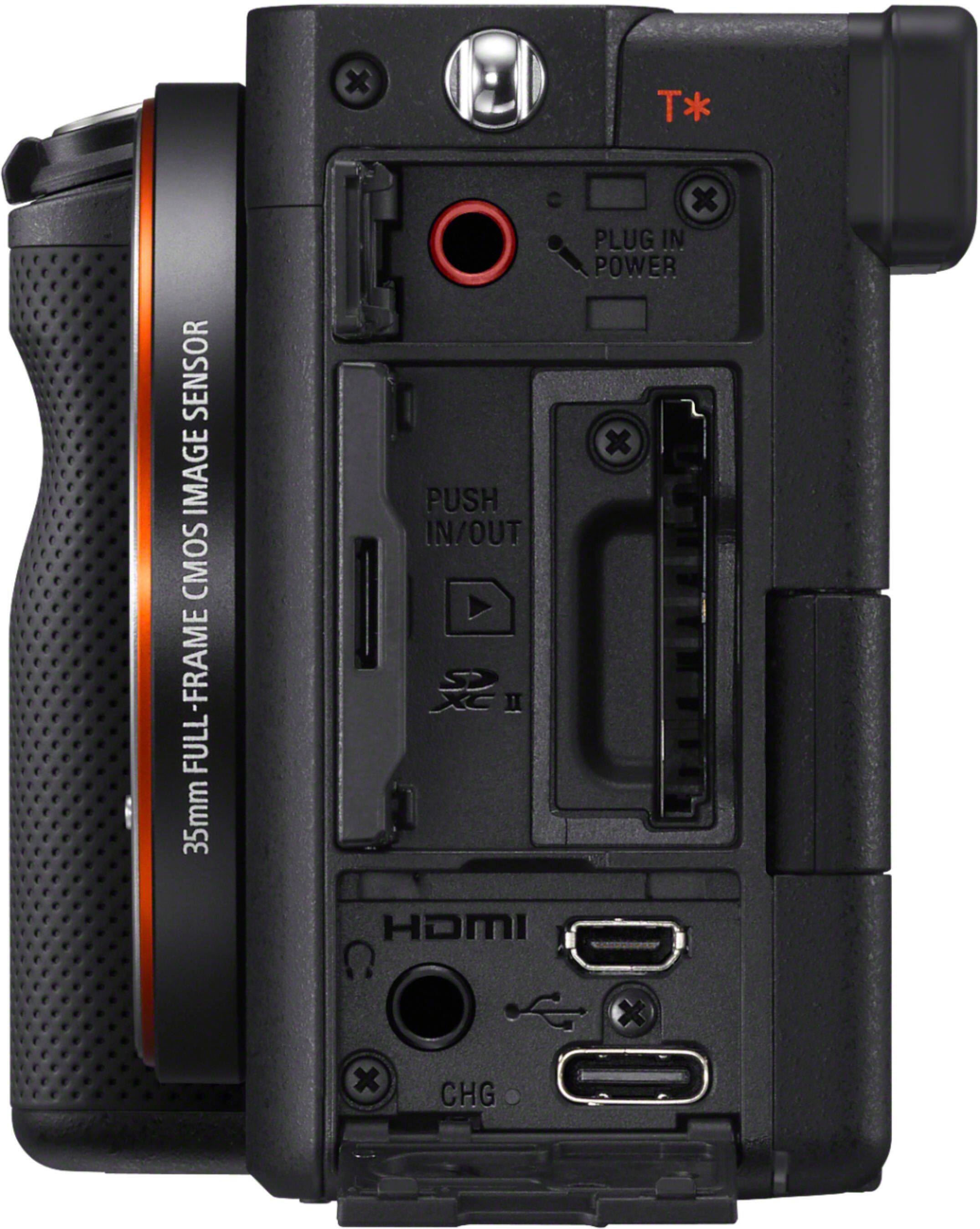 Alt View 14. Sony - Alpha 7C Full-frame Mirrorless Camera - Black.